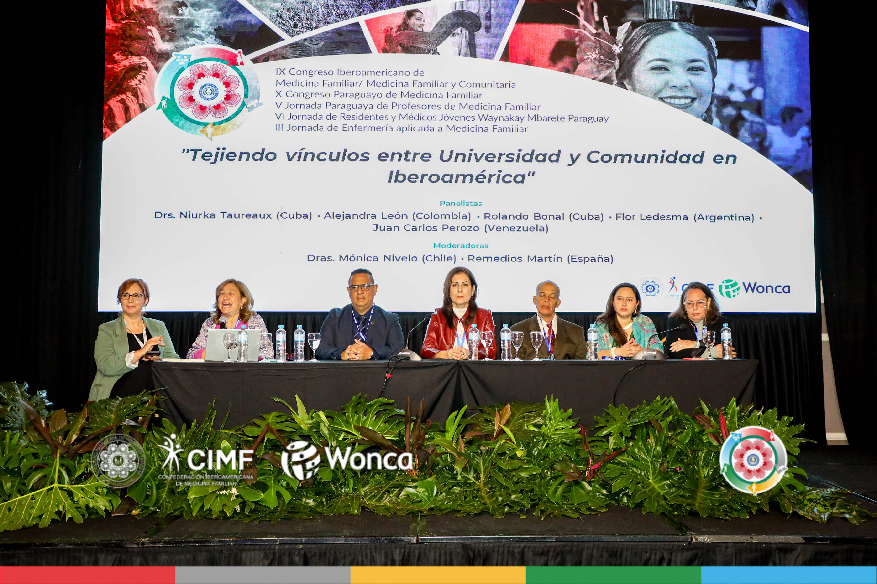 Speaking during a panel at the congress